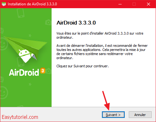 airdroid installation windows