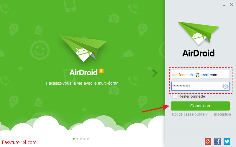 connexion airdroid