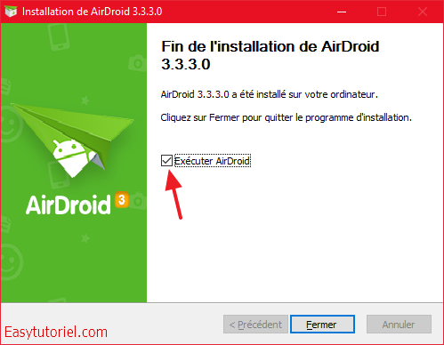 executer airdroid installation