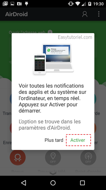 notifications airdroid