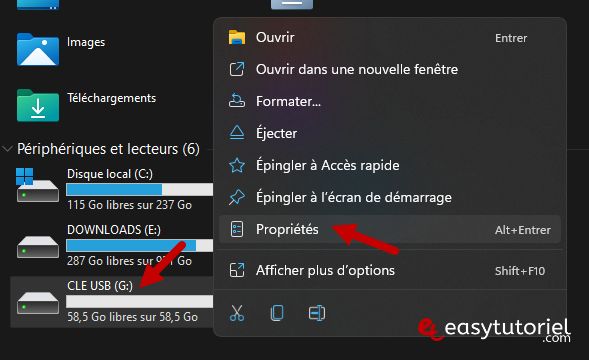 reparer cle usb endommagee flasher windows 11 11 cle usb proprietes