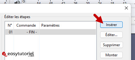 conversion audacity hauteur pitch 440 432 frequence musique chanson windows 12 inserer macro