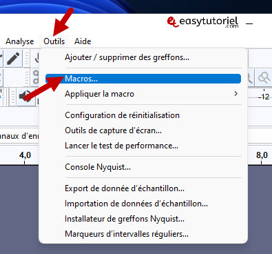 conversion audacity hauteur pitch 440 432 frequence musique chanson windows 9 outils macros