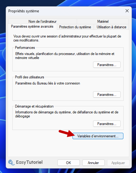 variables d environnement 1