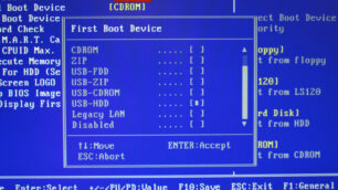 Pas de BOOT avec votre CD Windows