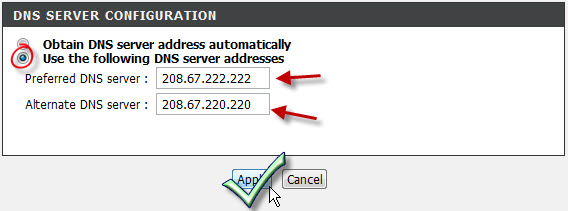 dns routeur