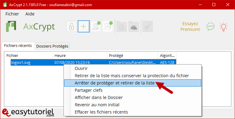 proteger dossier fichier mot de passe mdp windows 10 9 arreter de proteger