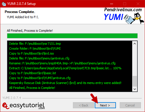 yumi multiboot usb 8