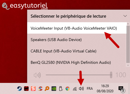 Voicemeter Mono-Audio windows +10 3 XNUMX XNUMX