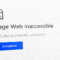 DNS PROBE FINISHED page web inaccessible
