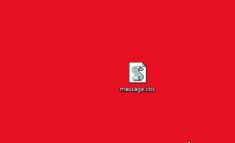 message windows vbs