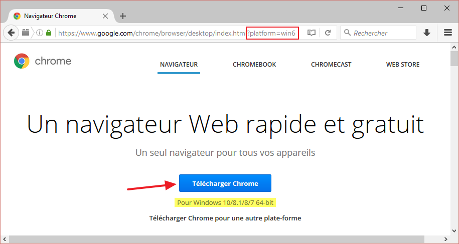telecharger google chrome 64bit stable windows