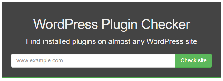 Wordpress plugin checker