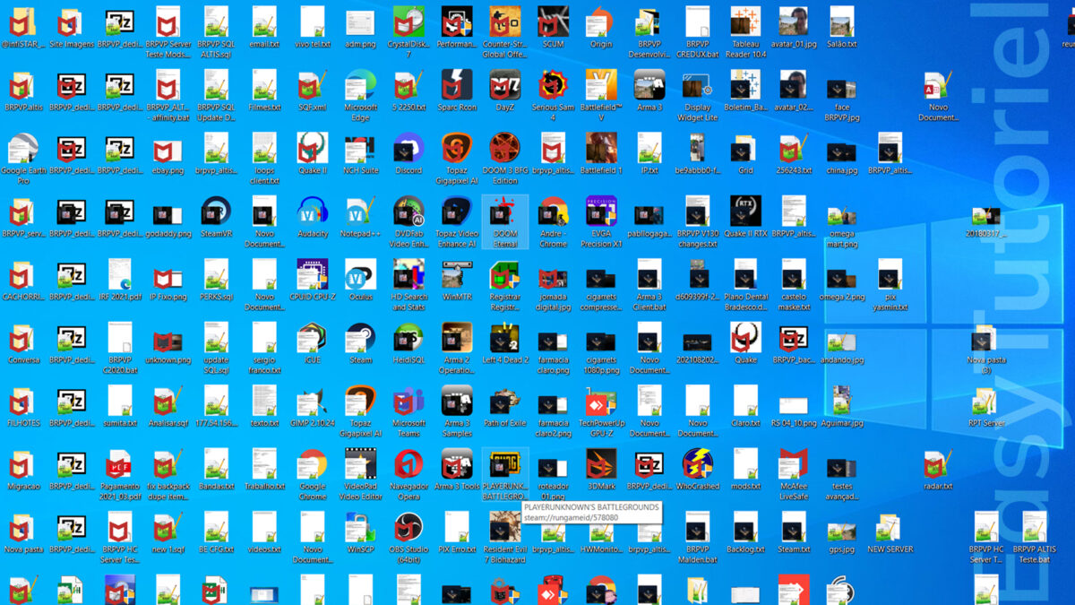 restaurer organisation icones bureau windows 10