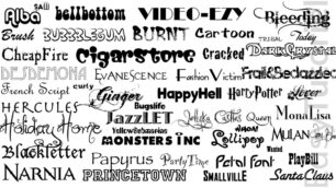 trouver police utlisee logo font