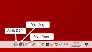 verr num verr maj a l ecran windows 10