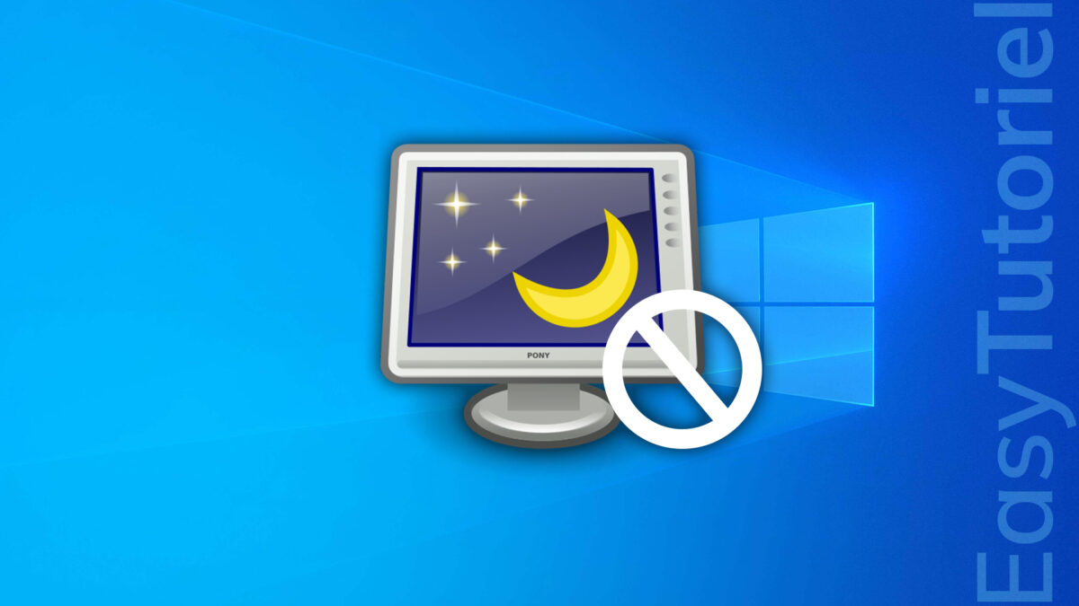 desactiver economiseur d ecran windows 10