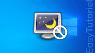 desactiver economiseur d ecran windows 10