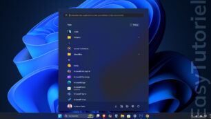 afficher liste applications windows 11