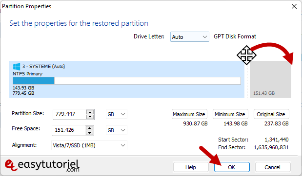 cloner disque dur ssd cle usb partition systeme rapide gratuit Macrium Reflect 10 etendre partition systeme c