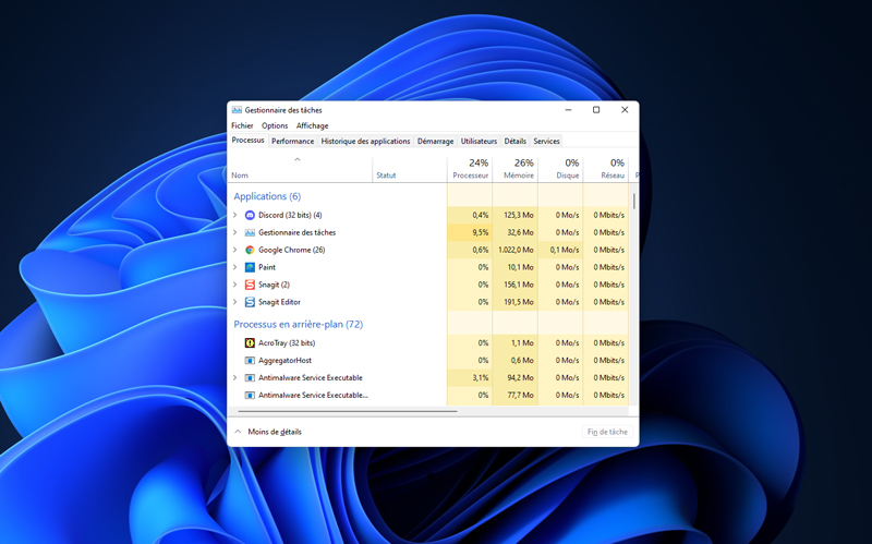 comment ouvrir le gestionnaire des taches sur windows 11 tutoriel methodes facons rapide fr