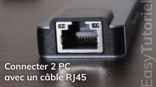connecter 2 ordinateurs cable reseau RJ45 sans routeur
