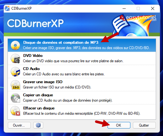 creer fichier iso cdburnerxp windows 11 10 3