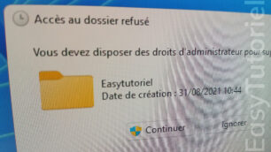 empecher utilisateur de supprimer dossier fichier windows 11