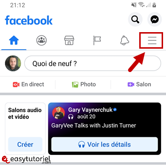 How To Activate Facebook Dark Mode On Pc And Android - Easytutoriel