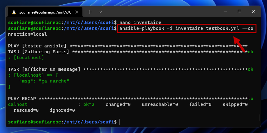 installer ansible windows 11 wsl ubuntu yml 7 testing