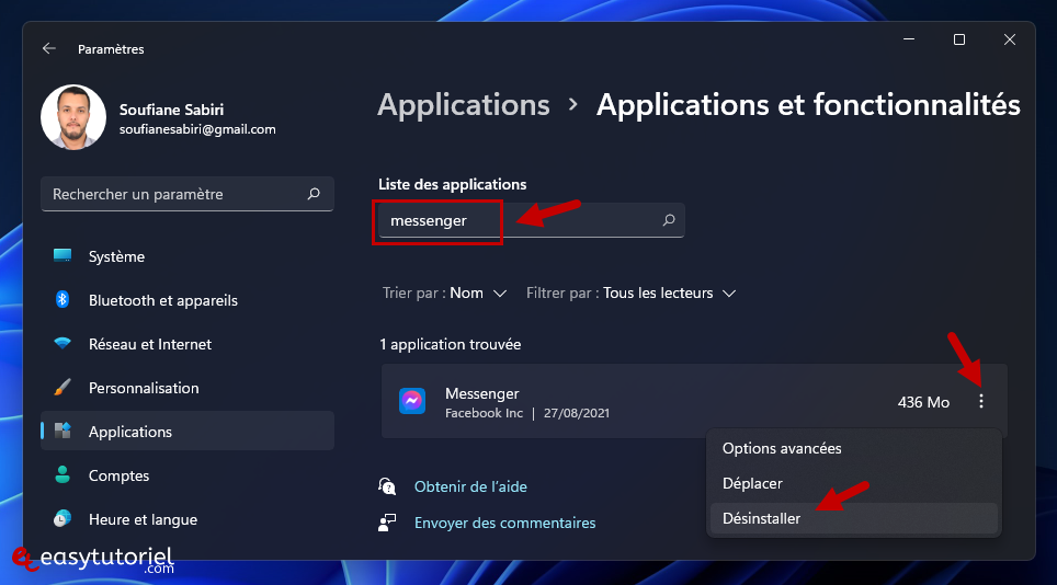 Application facebook chat Facebook Chat