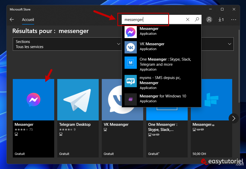 installer messenger windows 11 application facebook chat 2 microsoft store messenger gratuit