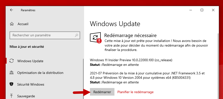 installer windows 11 insider preview mise a niveau windows 10 21