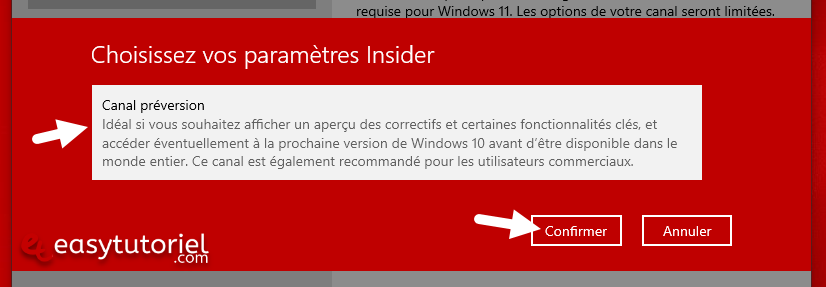 installer windows 11 insider preview mise a niveau windows 10 6