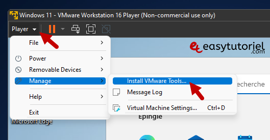 installer windows 11 vmware workstation player gratuit machine virtuelle 28 vmware tools install