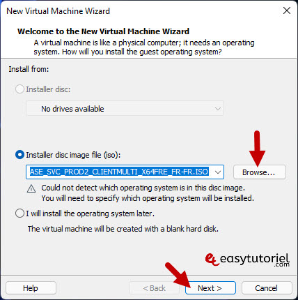 installer windows 11 vmware workstation player gratuit machine virtuelle 3 iso import