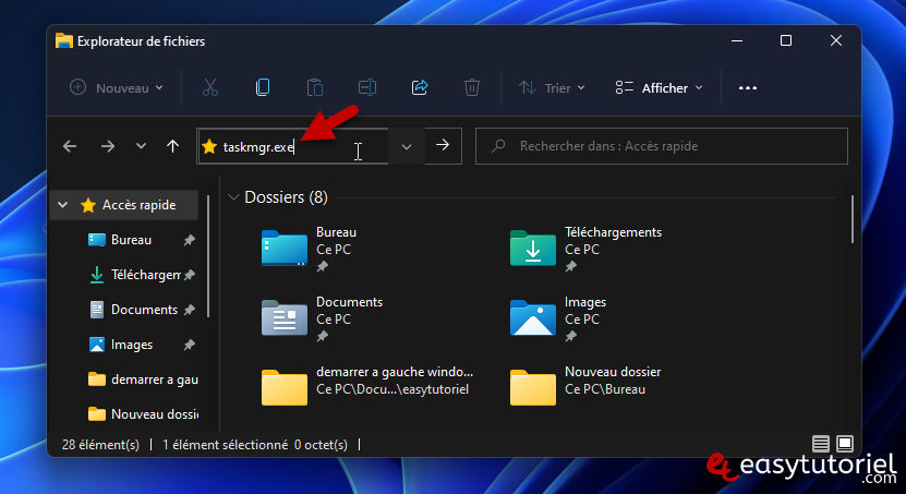ouvrir gestionnaire des taches windows 11 5 explorateur windows taskmgr