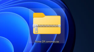 reparer fichier zip windows 11 ziprepar corrompu corrupt corruption