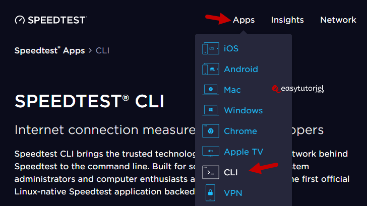 speedtest cmd tester vitesse internet bande passante telechargement debit 1 cli