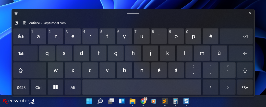 kubus Toneelschrijver ga zo door Geef het virtuele toetsenbord weer aan Windows 11 - Easytutoriel