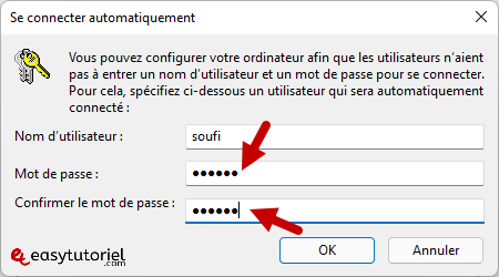supprimer ecran connexion login windows 11 7 se connecter automatiquement