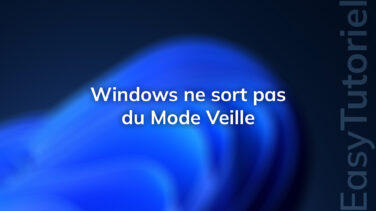 windows ne sort pas du mode veille solution