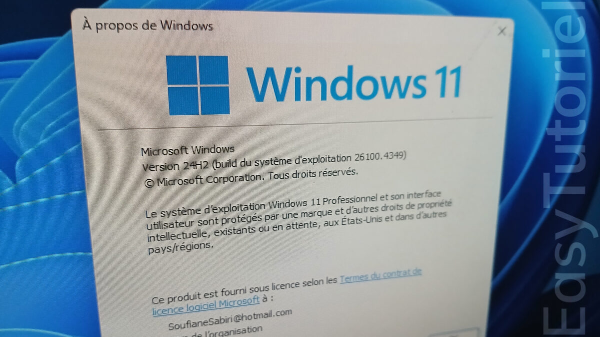verifier la version de windows pc