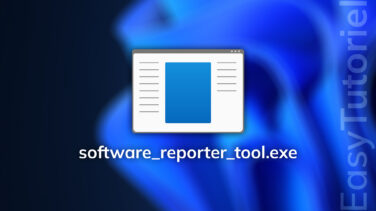 Desactiver Software Reporter Tool sur Windows