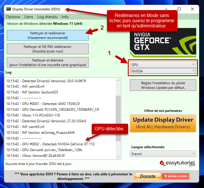 Andes Recomendación Gran Barrera de Coral Resolver el error "Code 43" (Nvidia) en el Administrador de dispositivos -  Easytutoriel