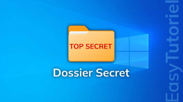 creer dossier secret cacher les fichiers sensibles windows 10 facile