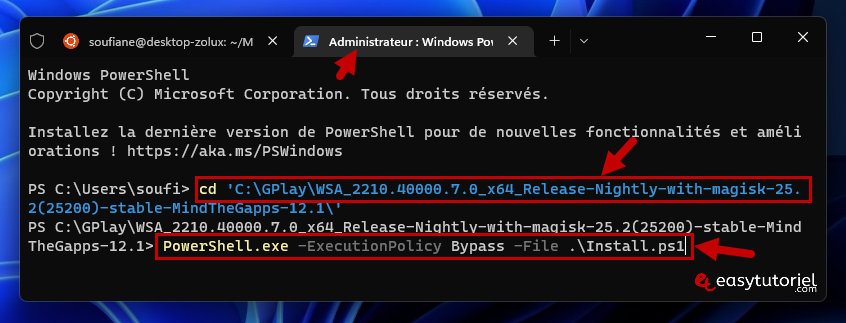 google play store windows 11 18 powershell administrateur bypass