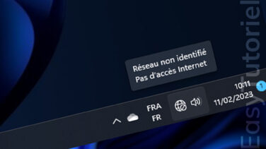 erreur Reseau non identifie Pas dacces Internet solution