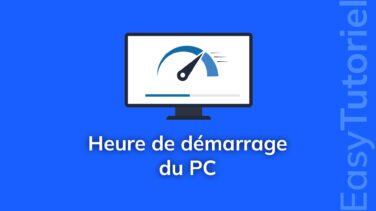 heure de demarrage du pc