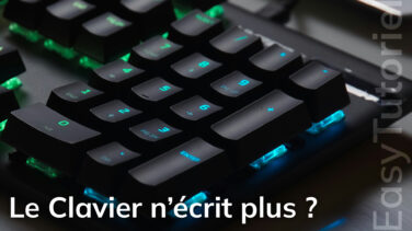 le clavier n ecrit plus windows solution